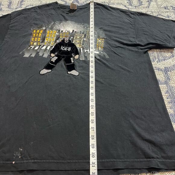 Vintage Platinum Ice B Shirt Mens 2XL Black Short Sleeve Rap Y2K - Picture 5 of 7
